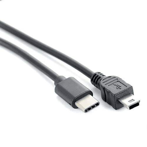 CABLEPELADO USB-C-auf-Mini-USB-Kabel zum Synchronisieren und Laden | Datenübertragung 480 Mbit/s | kompatibel mit Blue Yeti-Mikrofon, PS3, Wii U Pro, externe Festplatte, Digitalkameras, MP3 | 2 Meter von CABLEPELADO