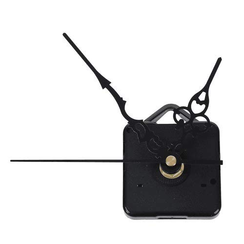 CABLEPELADO Uhrwerk: leises Quarz-Uhrwerk, Reparaturset für Uhren, 3D-Uhren, Uhrgriffe, Uhrwerk, Minutenzeiger 100 mm, Stundenzeiger 70 mm, Schwarz von CABLEPELADO