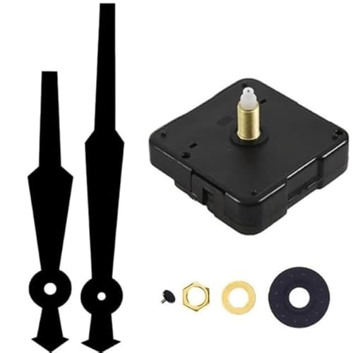 CABLEPELADO - Uhrwerk Uhrwerk Quarzuhr leise - Uhrenreparatur-Set - 3D-Uhr - Griffe - Typ 17 von CABLEPELADO