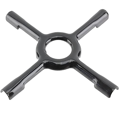 CABLEPELADO Universeller Keramik-Gaskocherhalter, 13 cm, schwarz, Küchenverkleinerer - Töpfe - Kaffeemaschine - Teekanne - Kippschutz von CABLEPELADO