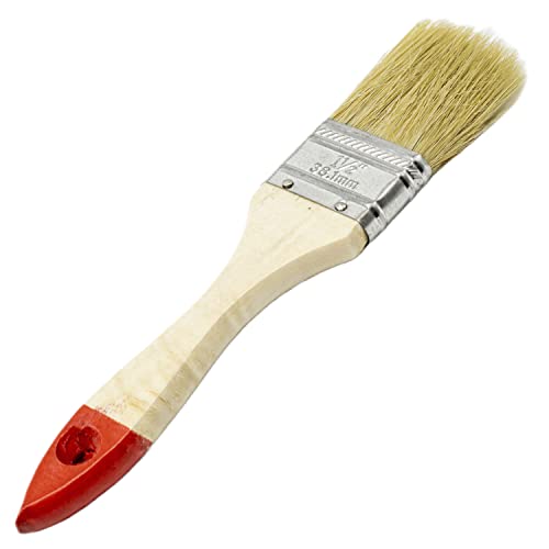 CABLEPELADOS-LACKPALETTE | Pinsel | Pinsel | Roter Holzgriff | Doppelborste | Geeignet für Möbel, Wände, Zäune | 62,5 mm Borstenbreite von CABLEPELADO