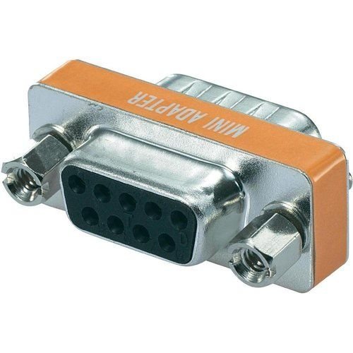 CABLEPELADO Serieller DB9-Null Modem-Adapter Buchse auf Buchse | Null Modem DB9 | Gender Changer Adapter | DB9-H/H | 9-polig, kreuzförmiger Pin-Ausgang | Buchse auf Buchse von CABLEPELADO