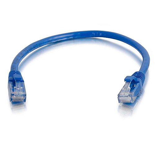 C2G 1. 5M Blau CAT6 Ethernet Gigabit Lan Netzwerkkabel (RJ45) Patchkabel, UTP, kompatibel mit CAT. 5, CAT. 5e und CAT. 7. von C2G