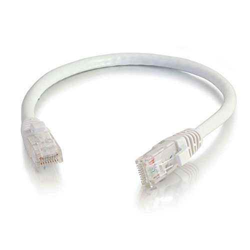 C2G 2M weiß CAT6 Ethernet Gigabit LAN Netzwerkkabel (RJ45) Patchkabel, UTP, kompatibel mit CAT.5, CAT.5e und CAT.7. von C2G