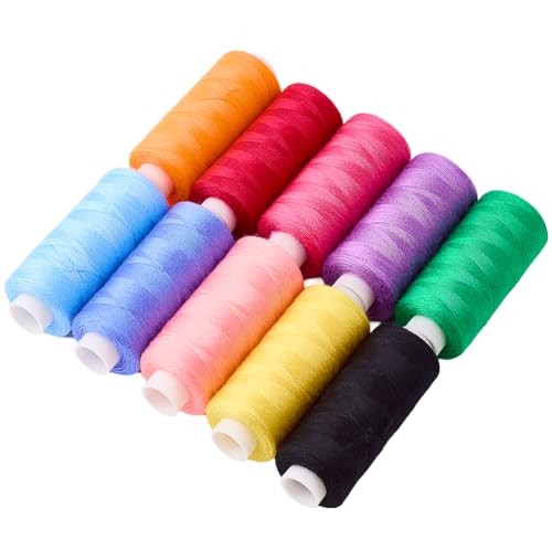 CABODYALS 10 Stück 10 Farben 4000 Yards Polyester Stickgarn Freundschaftsarmband Schnur Bunt Kreuzstich Bestickte Nadelspitze Zahnseide Zum Nähen Herstellen von Haarwickel Stricken Nähen Basteln CABODYALS 10 Stück 10 Farben 4000 Yards Polyester Stickgarn Freundschaftsarmband Schnur Bunt Kreuzstich Bestickte Nadelspitze Zahnseide Zum Nähen Herstellen von Haarwickel Stricken Nähen Basteln von CABODYALS