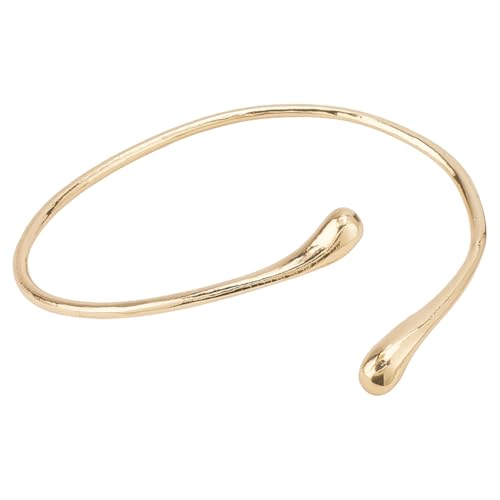 CABODYALS Goldene Teardrop Manschettenarmbänder Armreif Boho Sommer Strand Vintage Offener Trendiger Ring Mehrlagig Bohemian Gothic Punk Manschettenarmband Für Frauen Strände Partys Kleider Dekoration von CABODYALS