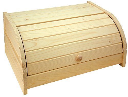 CABRINI F.LLI SRL Brotkasten aus Holz natur, rustikal, Brotkasten, 3311671, 0.384 Liter von CABRINI F.LLI SRL