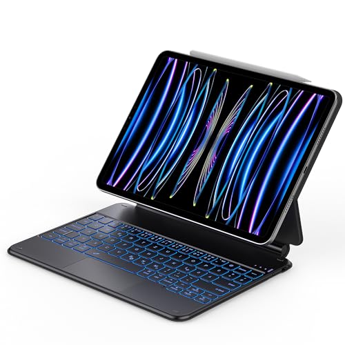 CACOE Magnetische Keyboard Hülle, iPad Pro 11 Tastatur Hülle kompatibel mit iPad Pro 11/ Air 6 M2 11zoll / 5/4, Freischwebendes Ständer Design, Präzises Multi-Touch Trackpad CACOE Magnetische Keyboard Hülle, iPad Pro 11 Tastatur Hülle kompatibel mit iPad Pro 11/ Air 6 M2 11zoll / 5/4, Freischwebendes Ständer Design, Präzises Multi-Touch Trackpad von CACOE