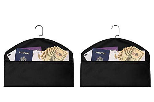 Wasserdichter Abzweigkoffer mit Tasche zum Verstecken von Wertsachen für zu Hause oder auf Reisen (Schwarz, A) von CACTIYE