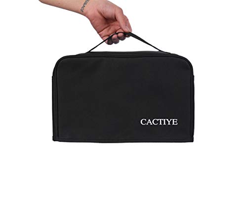 Toaster Staubschutz mit Taschen Kompatibel mit Cuisinart 2 Scheiben Toaster, kann Marmeladenspreizmesser & Toasterzange halten, Staub- und Fingerabdruckschutz, Schwarz (11,5 * 7 * 7,5, schwarz) von CACTIYE
