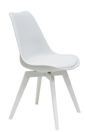 CADA Design designbotschaft: Olbia Stuhl Weiß - Esszimmerstühle 1 Stck von CADA Design