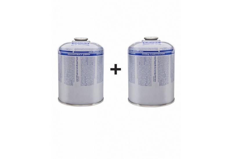 CADAC Camping-Gasgrill Cadac Gascartridge 2er Vorteils-Set Gaskartusche Button/Propan 445g von CADAC