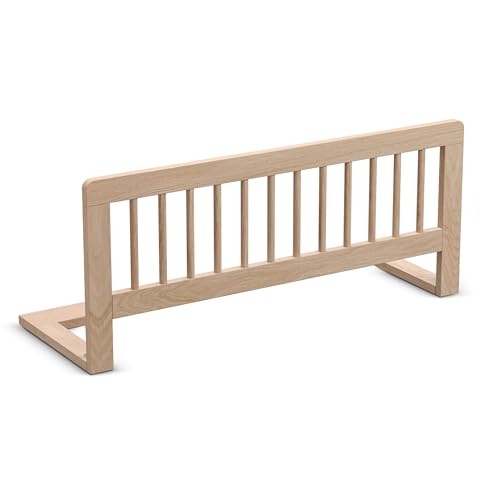 CADANI Kinder Bettgitter Baby Bettschutzgitter klappbarer Rausfallschutz aus Massivholz für Elternbett und Kinderbett Natur 90x37 cm CADANI Kinder Bettgitter Baby Bettschutzgitter klappbarer Rausfallschutz aus Massivholz für Elternbett und Kinderbett Natur 90x37 cm von CADANI