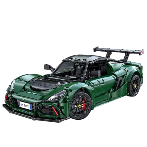 CADA Master C61511W Technik Auto für Lotus Exige Cup 430 Supercar, 3730 KIemmbausteine Rennauto Modell, im Maßstab 1: 8 Bausatz, Ohne Originalverpackung CADA Master C61511W Technik Auto für Lotus Exige Cup 430 Supercar, 3730 KIemmbausteine Rennauto Modell, im Maßstab 1: 8 Bausatz, Ohne Originalverpackung von CADASpaß