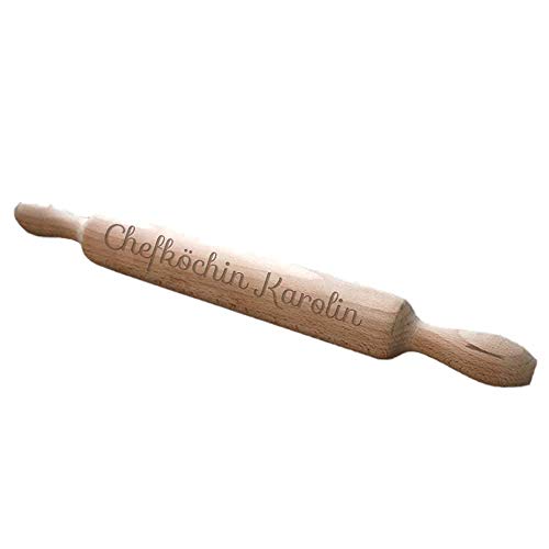 CADEAUX.COM Nudelholz graviert mit Name CADEAUX.COM Nudelholz graviert mit Name von CADEAUX.COM