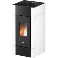 Pelletofen Cristal 9 Metall Weiß 8,5 kW Pellet Air Kamin Kaminofen belüftet - Cadel von CADEL