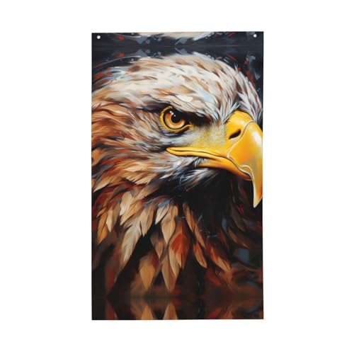 Adler-Druck, Dekor-Flagge, Gartenflaggen, Innen- und Außenbereich, Display, Hinterhof, Veranda, Rasen, Garten, Urlaub Adler-Druck, Dekor-Flagge, Gartenflaggen, Innen- und Außenbereich, Display, Hinterhof, Veranda, Rasen, Garten, Urlaub von CADREWY