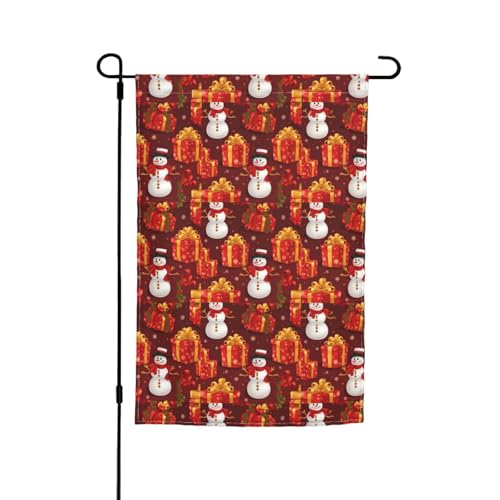 Frohe Weihnachten Schneemann Druck Schönheit Gartenflagge Ganzjahresdekoration für Terrasse Veranda Rasen Frohe Weihnachten Schneemann Druck Schönheit Gartenflagge Ganzjahresdekoration für Terrasse Veranda Rasen von CADREWY