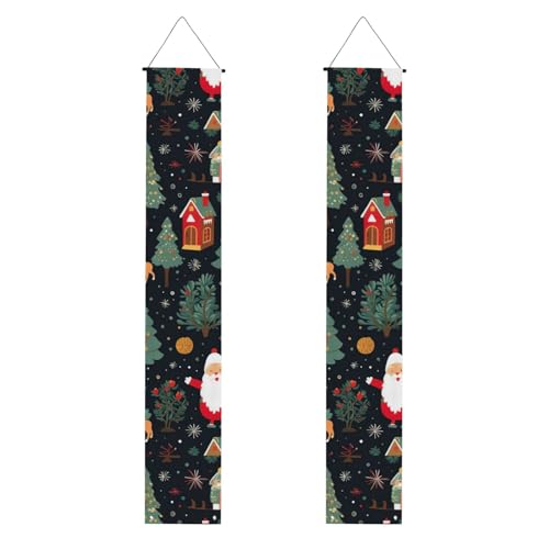 Weihnachtliches Hirsch-Weihnachtsmann-Druck, Abschlussfeier, Party, Veranda, Banner, wiederverwendbar, 2025, einfaches Aufhängesystem Weihnachtliches Hirsch-Weihnachtsmann-Druck, Abschlussfeier, Party, Veranda, Banner, wiederverwendbar, 2025, einfaches Aufhängesystem von CADREWY