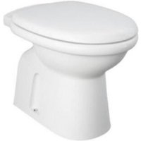 Caesaroo - Bodenvase 36x55x40 cm glänzend weiße Keramik - Rak Ceramics Karla - Senza coprivaso von CAESAROO