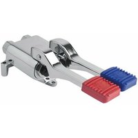 Idral - Zweipedalmischer für die Bodenmontage mit unabhängiger Wasserregelung 02066 Chrom von IDRAL
