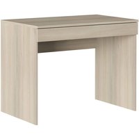 Schreibtisch 100x55 cm Eiche mit Schublade Serie Stoccolma Eiche hell von CAESAROO