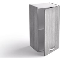 Küchenoberschrank 40x33xH72 cm aus Holz Grau Islanda mit einer Tür Grau von CAESAROO