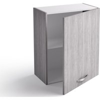 Küchenoberschrank 60x33xH72 cm aus Holz Grau Islanda mit einer Tür Grau von CAESAROO