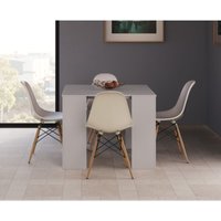 Multifunktionstisch ausziehbar 51-237x90x78 cm hochglanz weiß – Ben von ABITARE