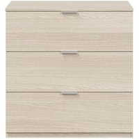 Kommode mit 3 Schubladen, 77 x 38 x 80 cm, in heller Eiche - Trieste Kommode mit 3 Schubladen, 77 x 38 x 80 cm, in heller Eiche - Trieste von ABITARE