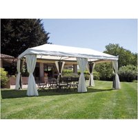 Caesaroo - Pavillon Rechteckiger 6x3 m aus aluminium Ecru von CAESAROO