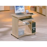 Abitare - Schreibtisch 80x50 cm Eiche mit verschiebbarer oberer Ablage - Monaco von ABITARE