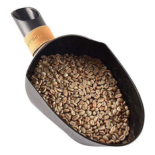 CAFEMASY Grüne Kaffee-Bohnenschaufel, Kapazität von 2 kg, ABS-Kunststoff, Messschaufel (2 kg/2 kg) von CAFEMASY