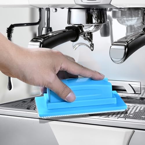 Espressomaschinen-Reinigungswerkzeug-Set – Espressotropfschale, Kaffee-Bar-Theke, Reinigungstücher, Werkzeug mit 3 Ersatz-Kaffeesatz-Reinigungspads von CAFEMASY