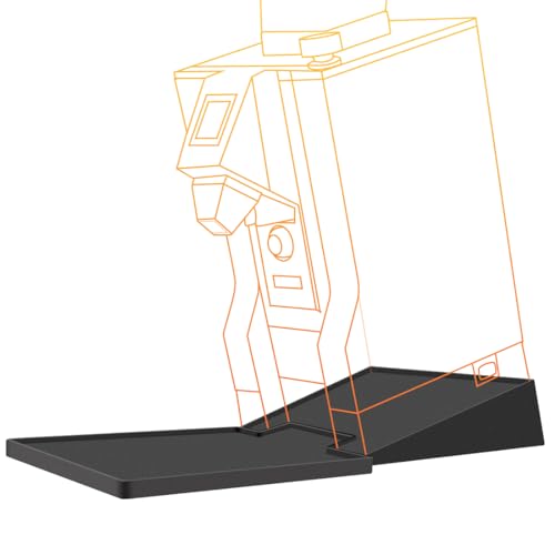 CAFEMASY Neigungsständer mit Tablett, kompatibel mit Eureka Mignon Mahlwerk, langlebiger geneigter Boden und Abtropfschale, Espressomühle, Zubehörteile, CMEMST-001 von CAFEMASY