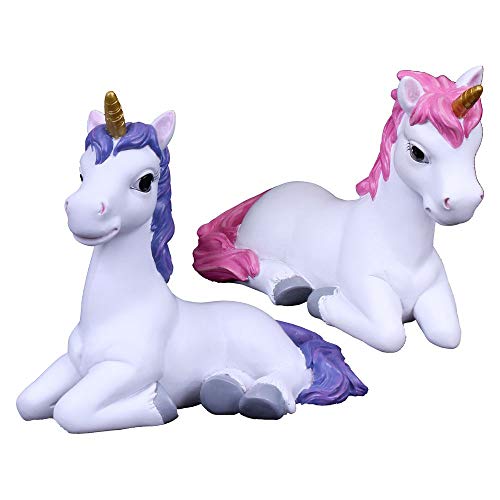 CAGO Nemesis Now 2er Figuren Set Einhorn liegend 16 cm bunt von CAGO