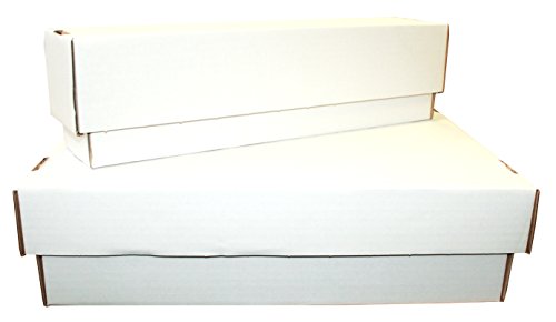 CAGO sonstige Unbekannt Aufbewahrungsboxen Set (weiß, klein und groß) für ca. 5000 Karten Aller Größen von CAGO