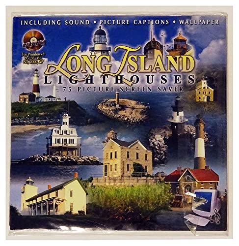 Long Island Leuchttürme. 75 Bilder Bildschirmschoner CD. D19455 von CAGO