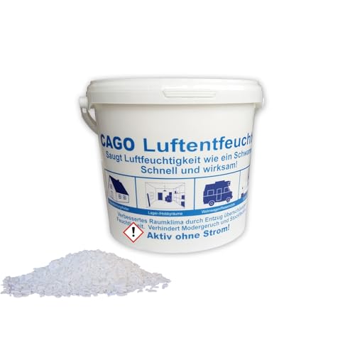 Luftentfeuchter Granulat 4,8 kg lose im 5 L Nachfülleimer 2,70/kg von CAGO