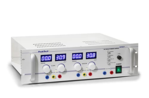 Stabilisiertes Doppel-Netzteil, 2 x 0-30 V/2 x 0-10 A, 5 V/3 A fest von CAGO