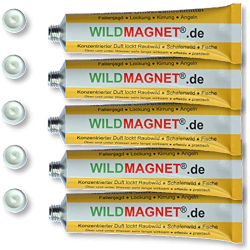 WILDMAGNET nat. Universallockmittel 5x30 g Jagd Wildfotografie Wildlockmittel von CAGO