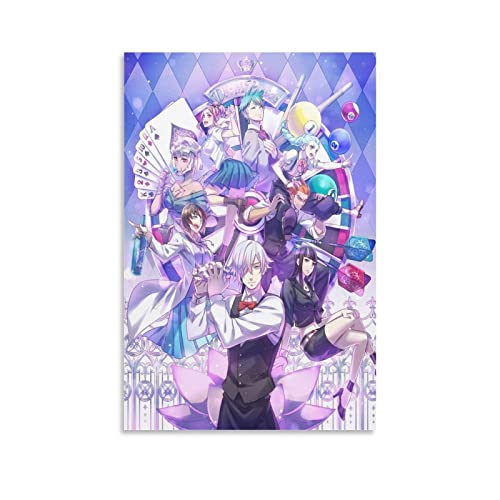 Anime Death Parade Manga Poster Bild Druck Leinwand Gemälde Schlafzimmer Ästhetik 20 x 30 cm Unframe von CAIAO