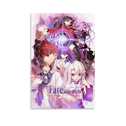 Anime Fate Stay Night Heaven's Feel Poster für Schlafzimmer Ästhetik Bilddruck Leinwand Gemälde 20 x 30 cm UnFrame von CAIAO