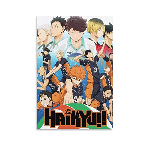 CAIAO Anime Haikyuu Poster für Schlafzimmer, Ästhetik, Bilddruck, Leinwandbild, 20 x 30 cm, ohne Rahmen von CAIAO