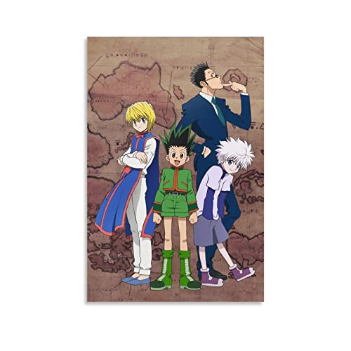 Anime Hunter X Hunter Manga-Poster für Schlafzimmer, Ästhetik, Bilddruck, Leinwandbild, 20 x 30 cm, ohne Rahmen von CAIAO