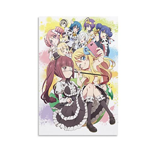 Anime Jashin-chan Dropkick on My Devil Poster Bild Kunstdruck Leinwand Gemälde Schlafzimmer Ästhetik 30 x 45 cm ungerahmt von CAIAO
