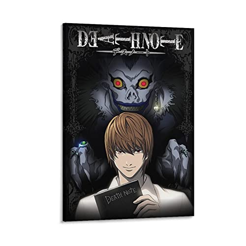 Anime Manga Death Note Poster Bild Druck Leinwand Gemälde Schlafzimmer Ästhetik 20 x 30 cm Rahmen von CAIAO