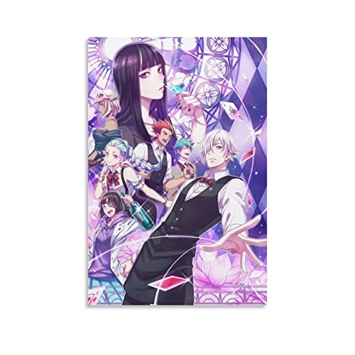 Anime Manga Death Parade Poster Bild Druck Leinwand Gemälde Schlafzimmer Ästhetik 20 x 30 cm Unframe von CAIAO