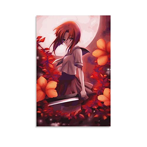 Anime Manga Higurashi No Naku Koro Ni When They Cry Poster für Schlafzimmer, Ästhetik, Bilddruck, Leinwandbild, 50 x 75 cm, ohne Rahmen von CAIAO