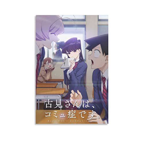 Anime Manga Komi Can't Communicate Poster für Schlafzimmer, Ästhetik, Bilddruck, Leinwandbild, 20 x 30 cm, ohne Rahmen von CAIAO
